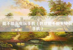 能不能充电玩手机（到底能不能充电玩手机）