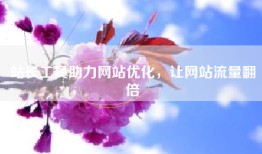 站长工具助力网站优化，让网站流量翻倍