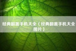 经典翻盖手机大全（经典翻盖手机大全图片）