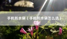 手机防水袋（手机防水袋怎么选）