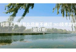 抖音上产品怎么总是不通过 2024技术攻略!(超好用)
