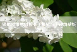锁屏壁纸秀财神爷手机壁纸「锁屏壁纸秀」