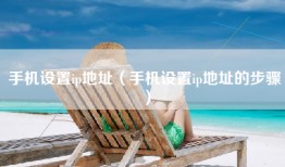 手机设置ip地址（手机设置ip地址的步骤）
