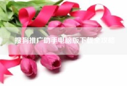 搜狗推广助手电脑版下载全攻略