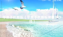 苹果手机搬板（苹果手机搬板需要多少钱）