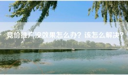 竞价推广没效果怎么办？该怎么解决？