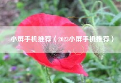 小屏手机推荐（2023小屏手机推荐）