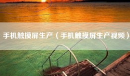 手机触摸屏生产（手机触摸屏生产视频）