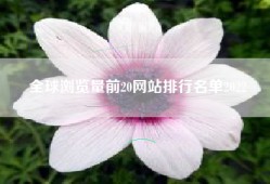 全球浏览量前20网站排行名单2022