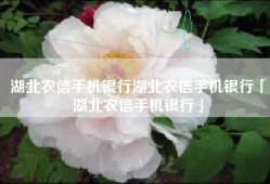 湖北农信手机银行湖北农信手机银行「湖北农信手机银行」
