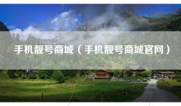 手机靓号商城（手机靓号商城官网）