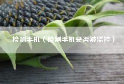 检测手机（检测手机是否被监控）