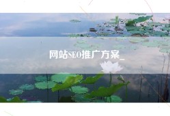 网站SEO推广方案_