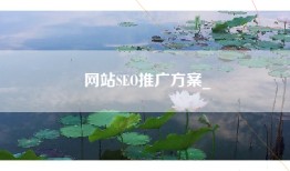 网站SEO推广方案_