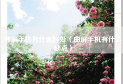 曲屏手机有什么好处（曲屏手机有什么缺点）