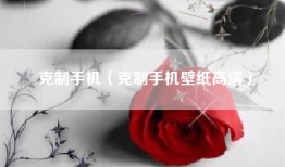 克制手机（克制手机壁纸高清）