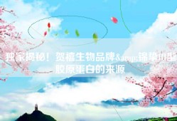 独家揭秘！贺禧生物品牌&锦挚III型胶原蛋白的来源