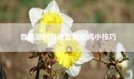 香肠派对游戏正版吃鸡小技巧