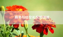 商务与社交礼仪培训班