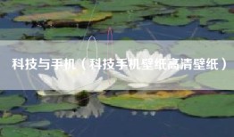 科技与手机（科技手机壁纸高清壁纸）