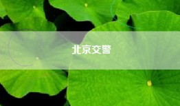 北京交警