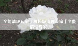 全能清理专家手机垃圾清理专家「全能清理专家」