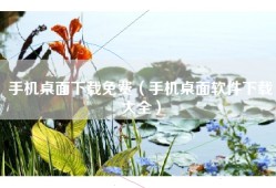手机桌面下载免费（手机桌面软件下载大全）
