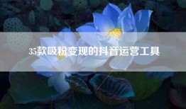 35款吸粉变现的抖音运营工具