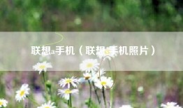 联想a手机（联想s手机照片）