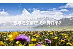 新手怎么自己找外贸订单？
