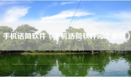 手机话筒软件（手机话筒软件哪个最好）