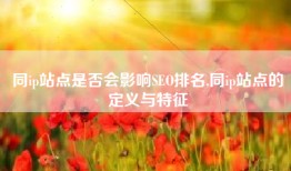 同ip站点是否会影响SEO排名,同ip站点的定义与特征