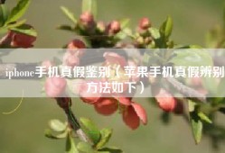 iphone手机真假鉴别（苹果手机真假辨别方法如下）