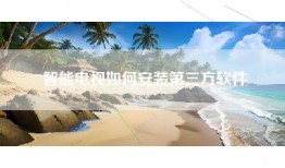 智能电视如何安装第三方软件