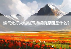 燃气灶打火哒哒声持续的原因是什么？