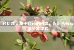 轻松建立属于自己的网盘，先河私有云服务器体验