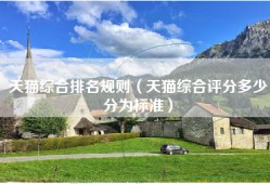 天猫综合排名规则（天猫综合评分多少分为标准）