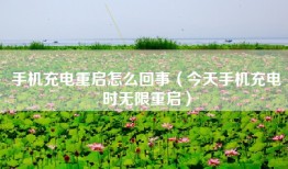 手机充电重启怎么回事（今天手机充电时无限重启）