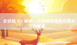 企业站 SEO 秘籍，打造高效搜索引擎优化策略