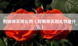 剪辑师实用礼物（剪辑师实用礼物是什么）