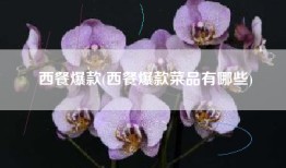 西餐爆款(西餐爆款菜品有哪些)
