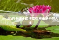 2019年3月全球全国搜索引擎市场份额占比