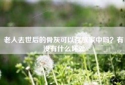 老人去世后的骨灰可以存放家中吗？有没有什么坏处