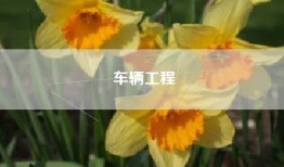 车辆工程