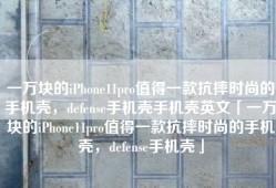 一万块的iPhone11pro值得一款抗摔时尚的手机壳，defense手机壳手机壳英文「一万块的iPhone11pro值得一款抗摔时尚的手机壳，defense手机壳」