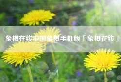 象棋在线中国象棋手机版「象棋在线」