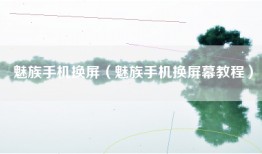 魅族手机换屏（魅族手机换屏幕教程）