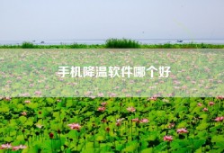 手机降温软件哪个好