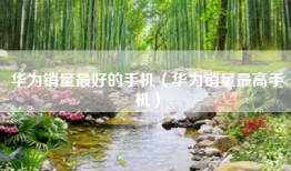 华为销量最好的手机（华为销量最高手机）