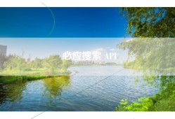 必应搜索 API